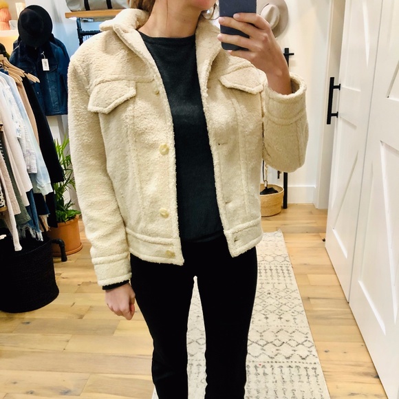 Vince teddy coat Clearance